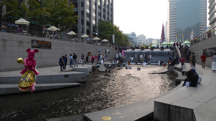 Cheonggyecheon-rivier seoul